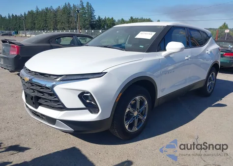 2025 Chevrolet Blazer 2Lt из США, поврежденный, VIN 3GNKBHR48SS194139